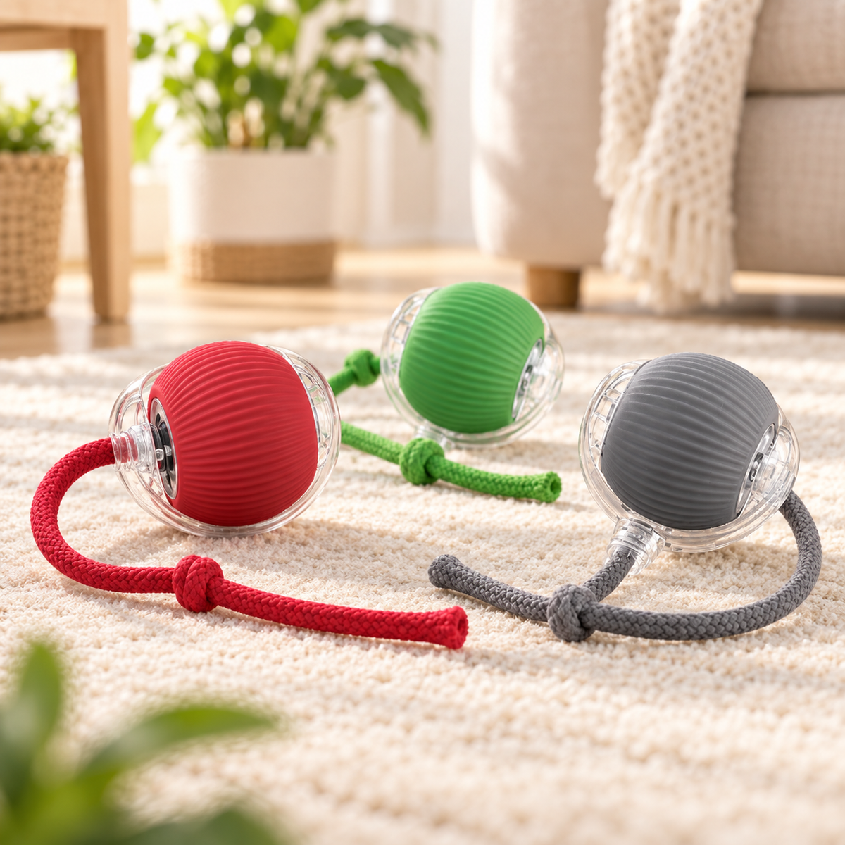 FURQIVA Motion Ball™ Interactive Pet Toy